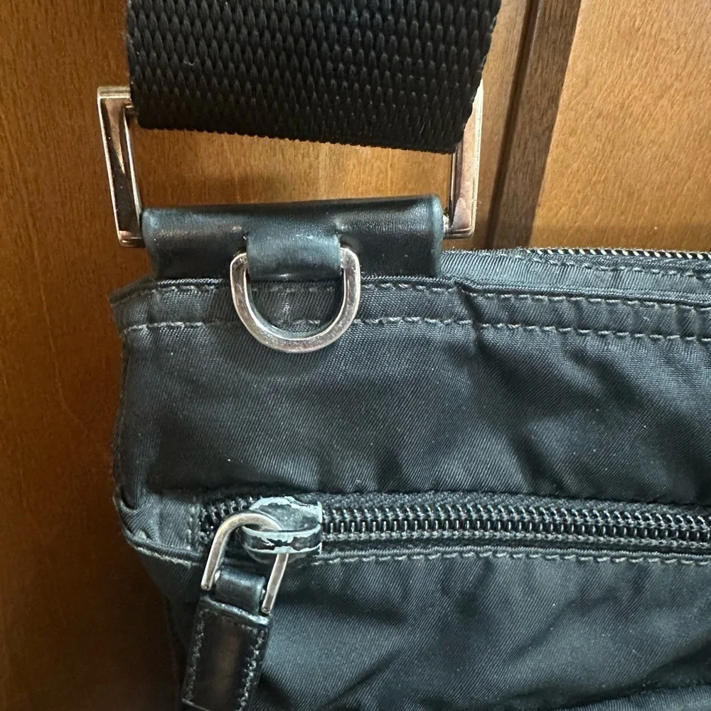 💥SOLD- The lowest on posh!!! Prada Black Crossbody Nylon Bag💥 - Picture 2 of 8